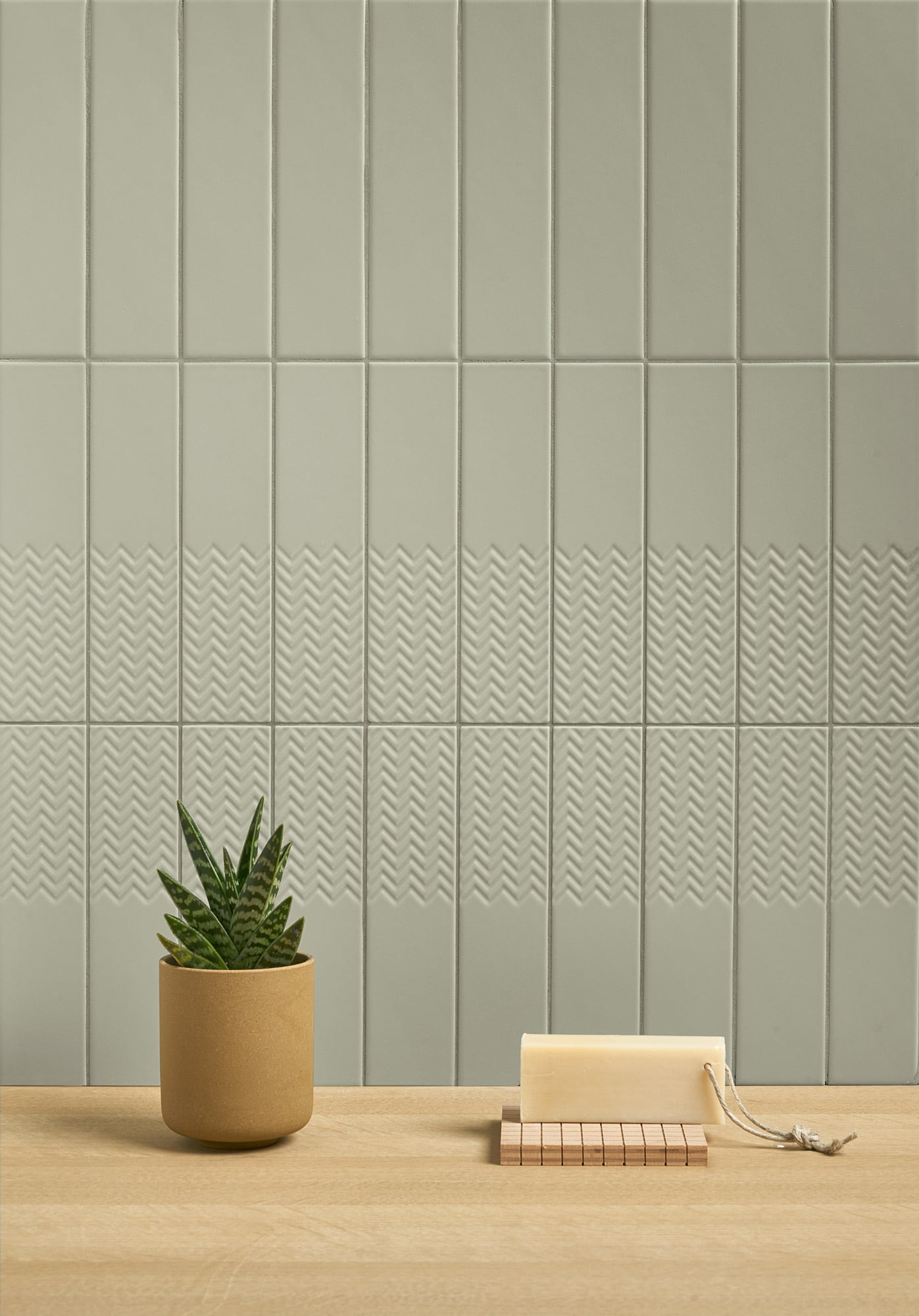 Biscuit Salvia Waves 5x20 2”x8”