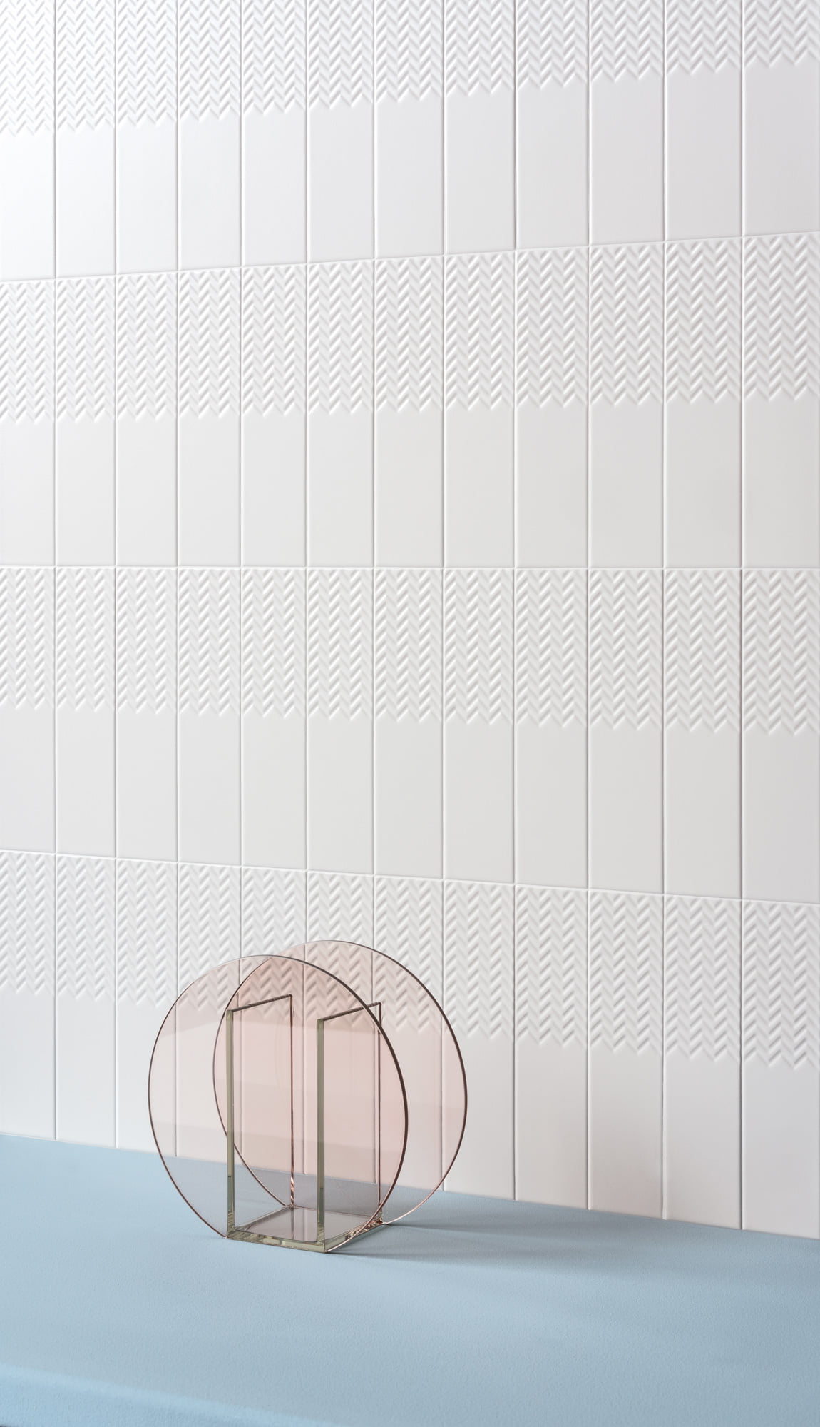 Biscuit Bianco Waves 5x20 2”x8”