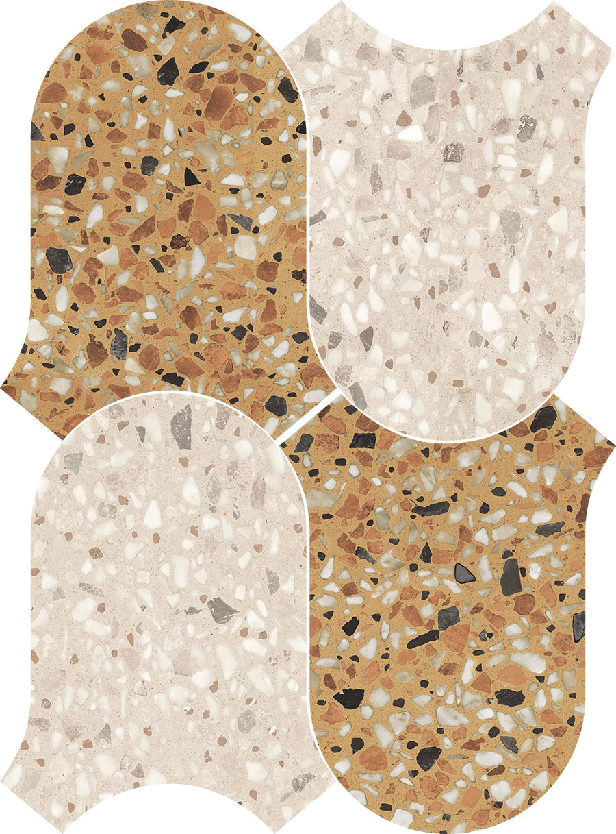 Chicco Mosaic Onda Senape/Greige