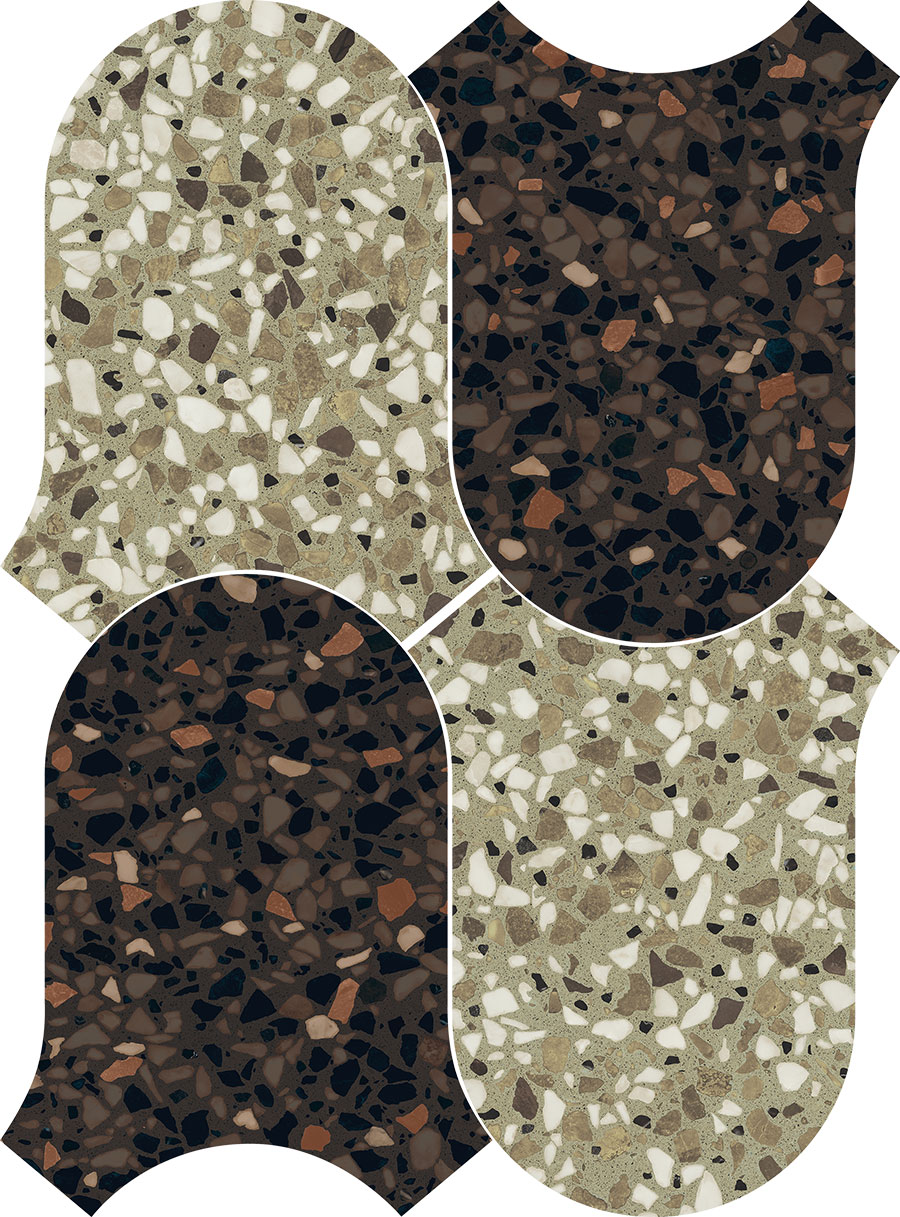 Chicco Mosaic Onda Verde/Cacao