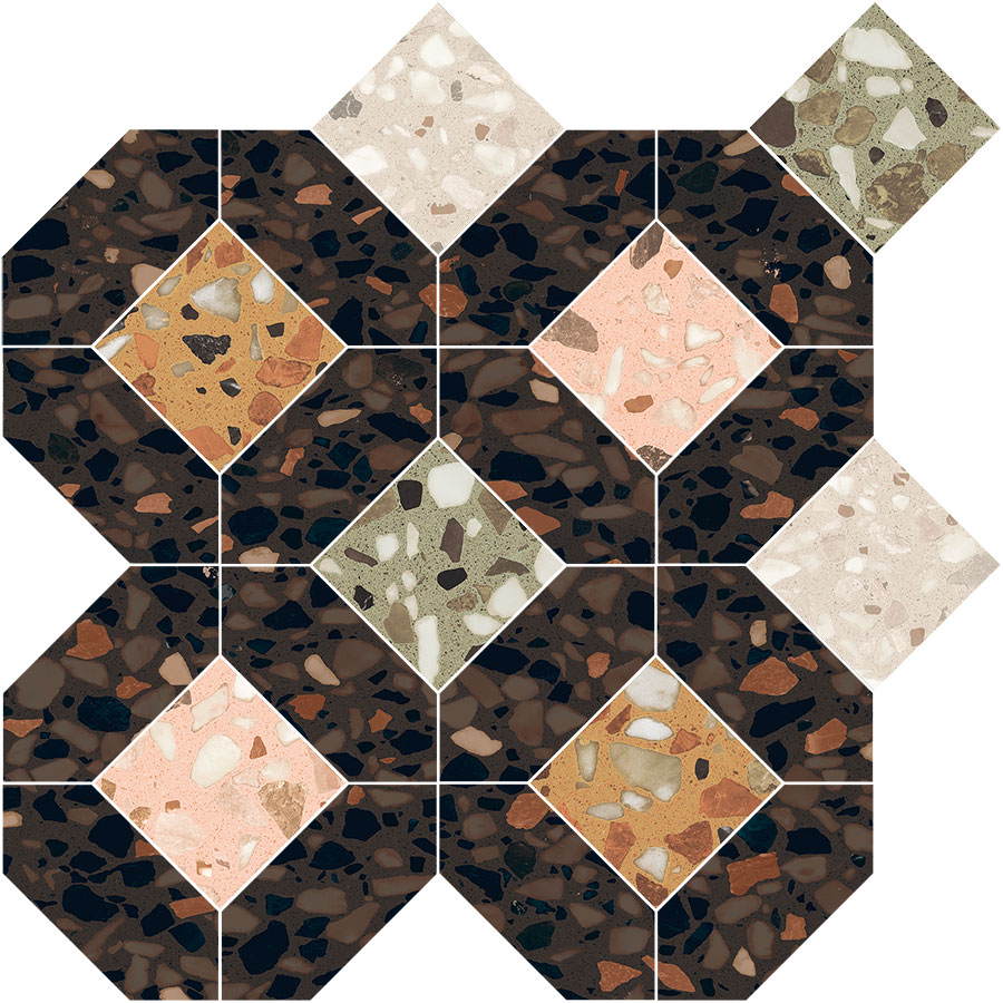 Chicco Mosaic Quadra Dark