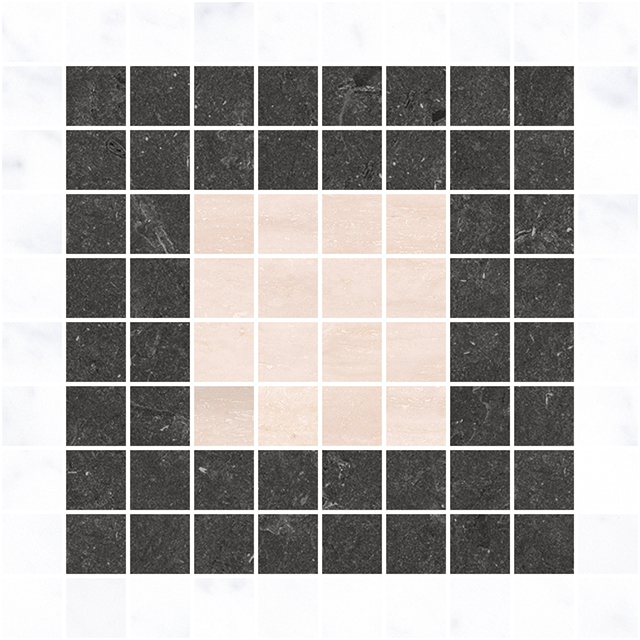 Italic Mosaic Mix A Carrara