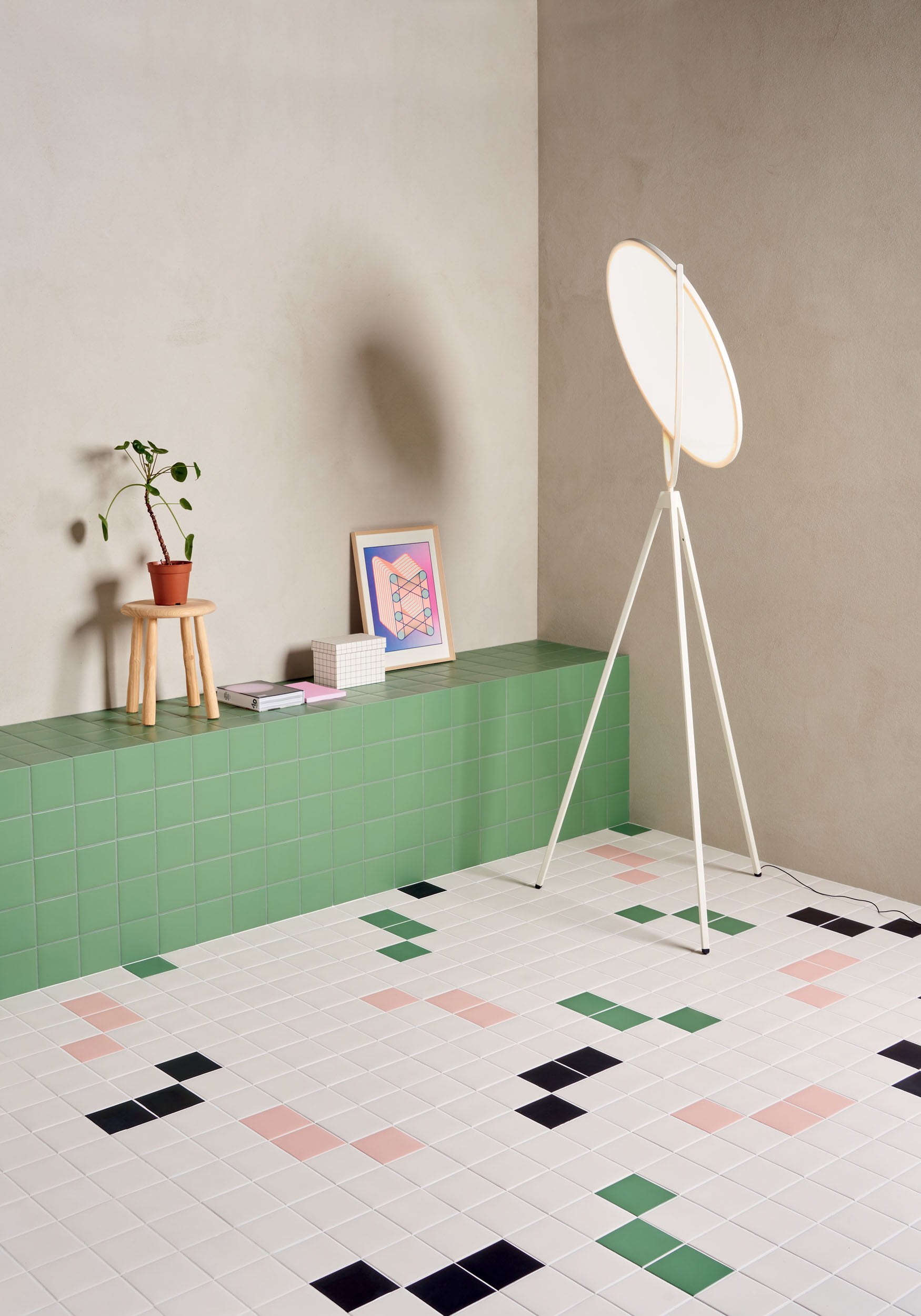 Pixel41 11,55x11,55 5"x5", 07 Rose - 20 Almond - 25 Black - 38 Frog