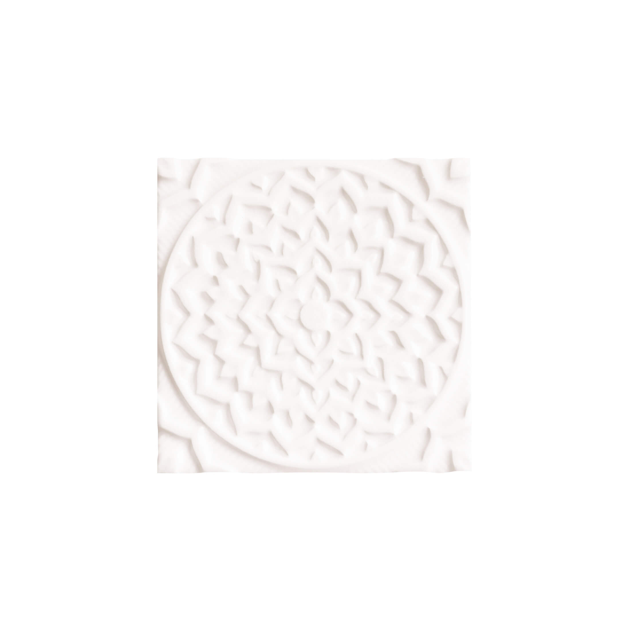 RELIEVE MANDALA COSMOS NAVAJO WHITE