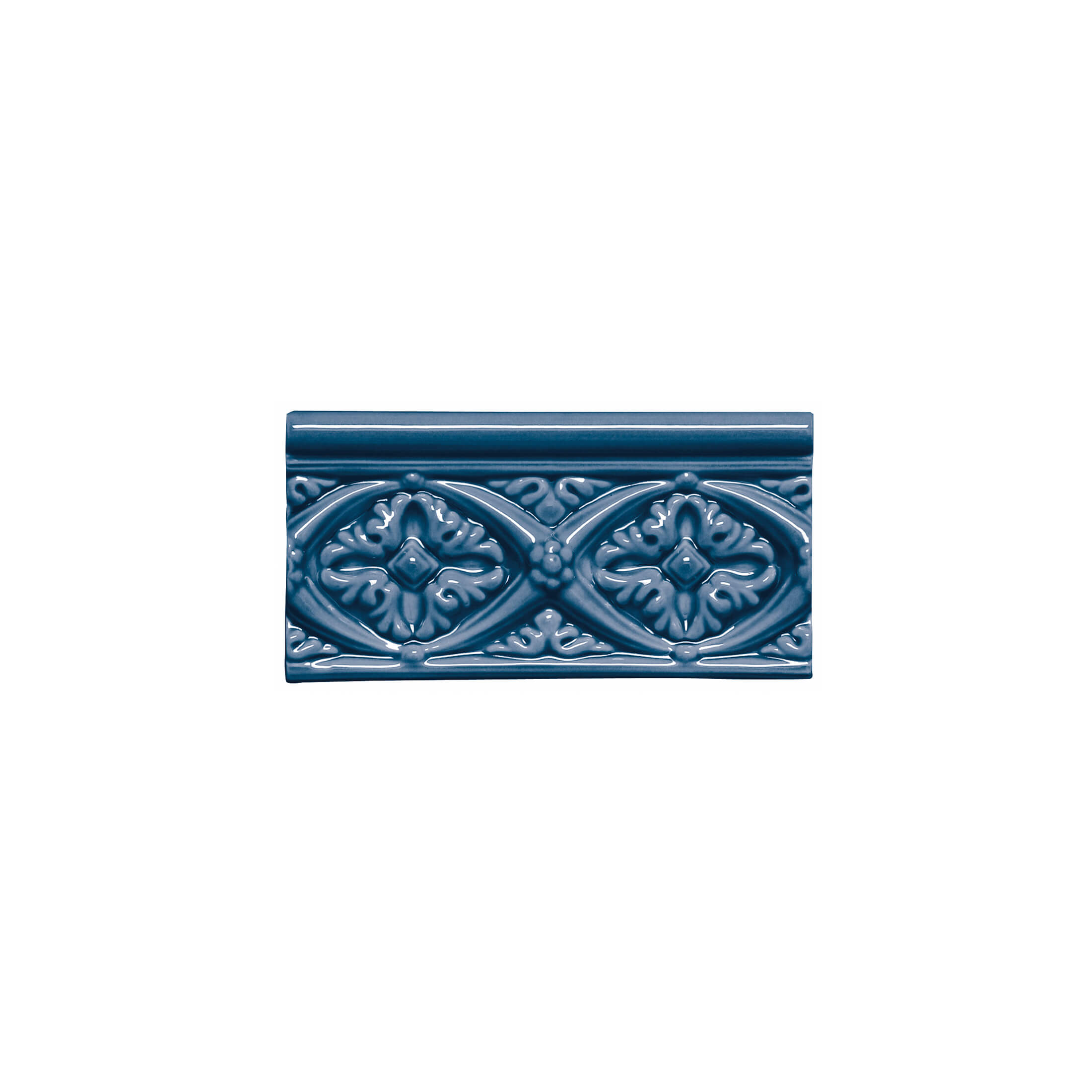 RELIEVE BIZANTINO C/C AZUL OSCURO