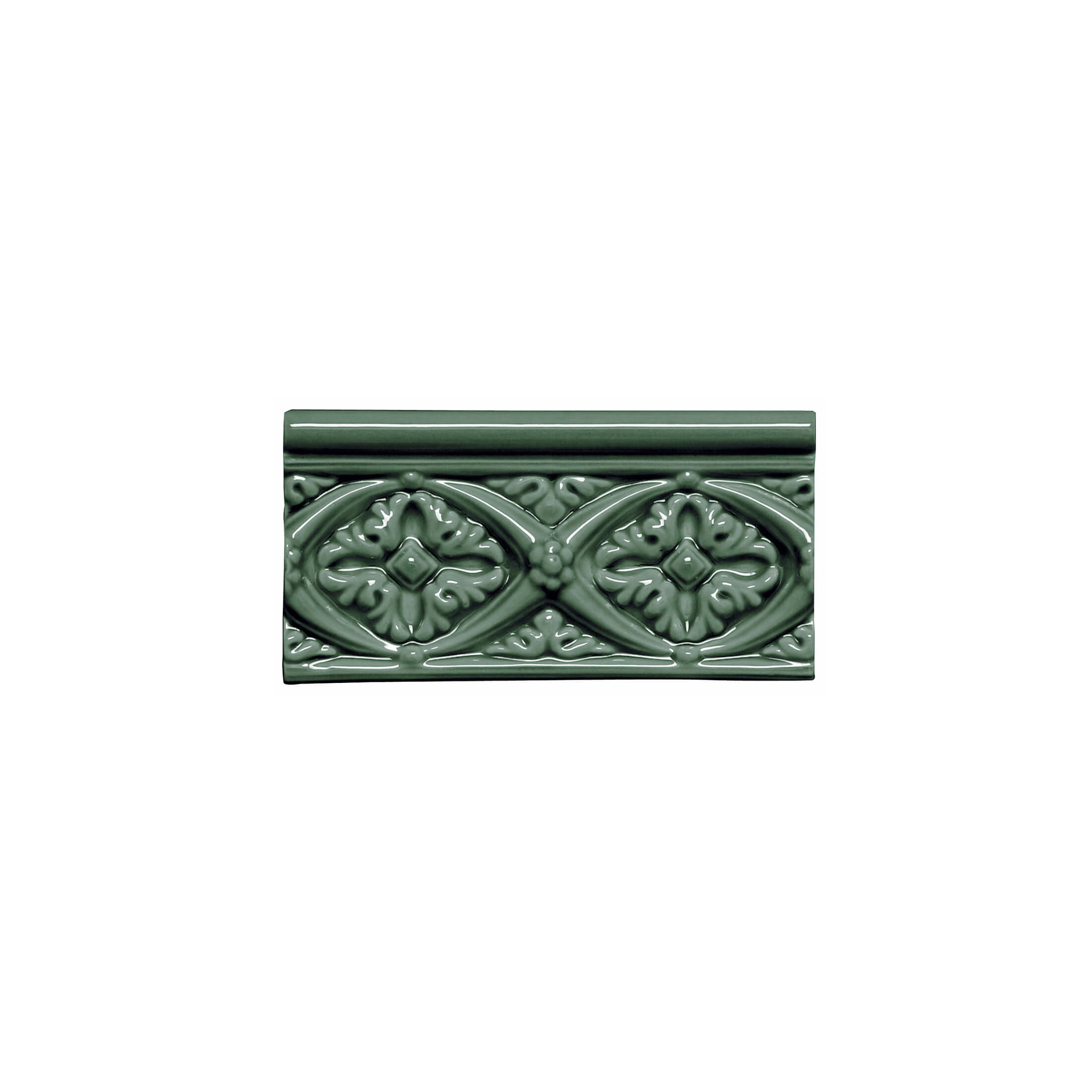 RELIEVE BIZANTINO C/C VERDE OSCURO