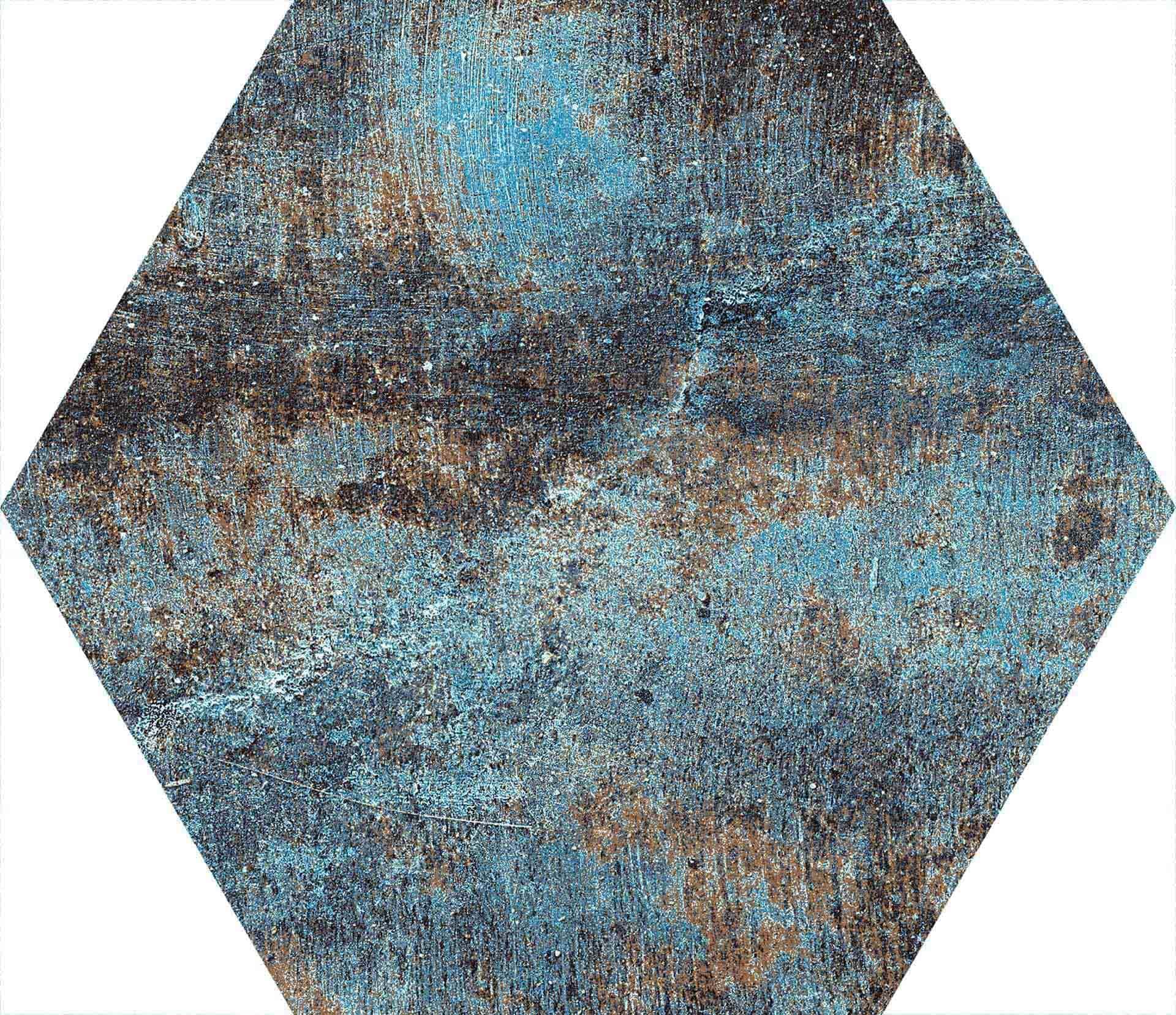 Керамогранит Alchemy Blue Natural Hexagon Hex 25×30 см - коллекция Alchemy 7.0, Apavisa