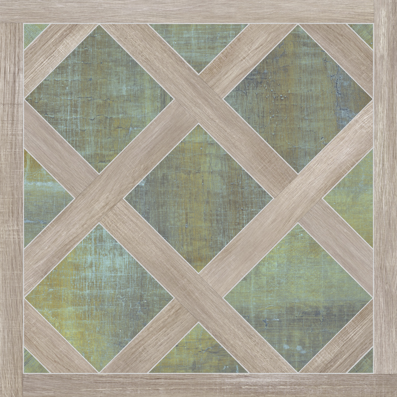 Керамогранит Tile Intarsio Green Natural 60×60 см - коллекция Intarsio, Apavisa