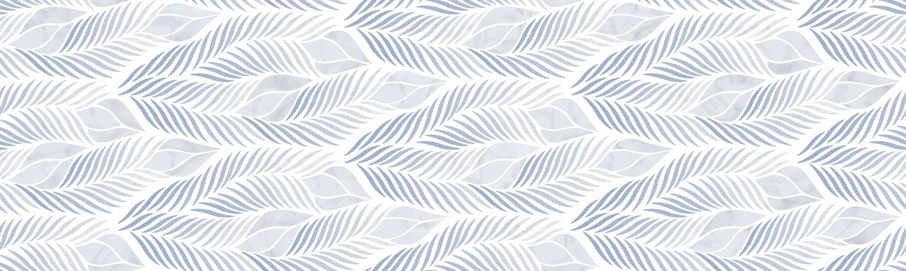 Leaves Blue Glossy