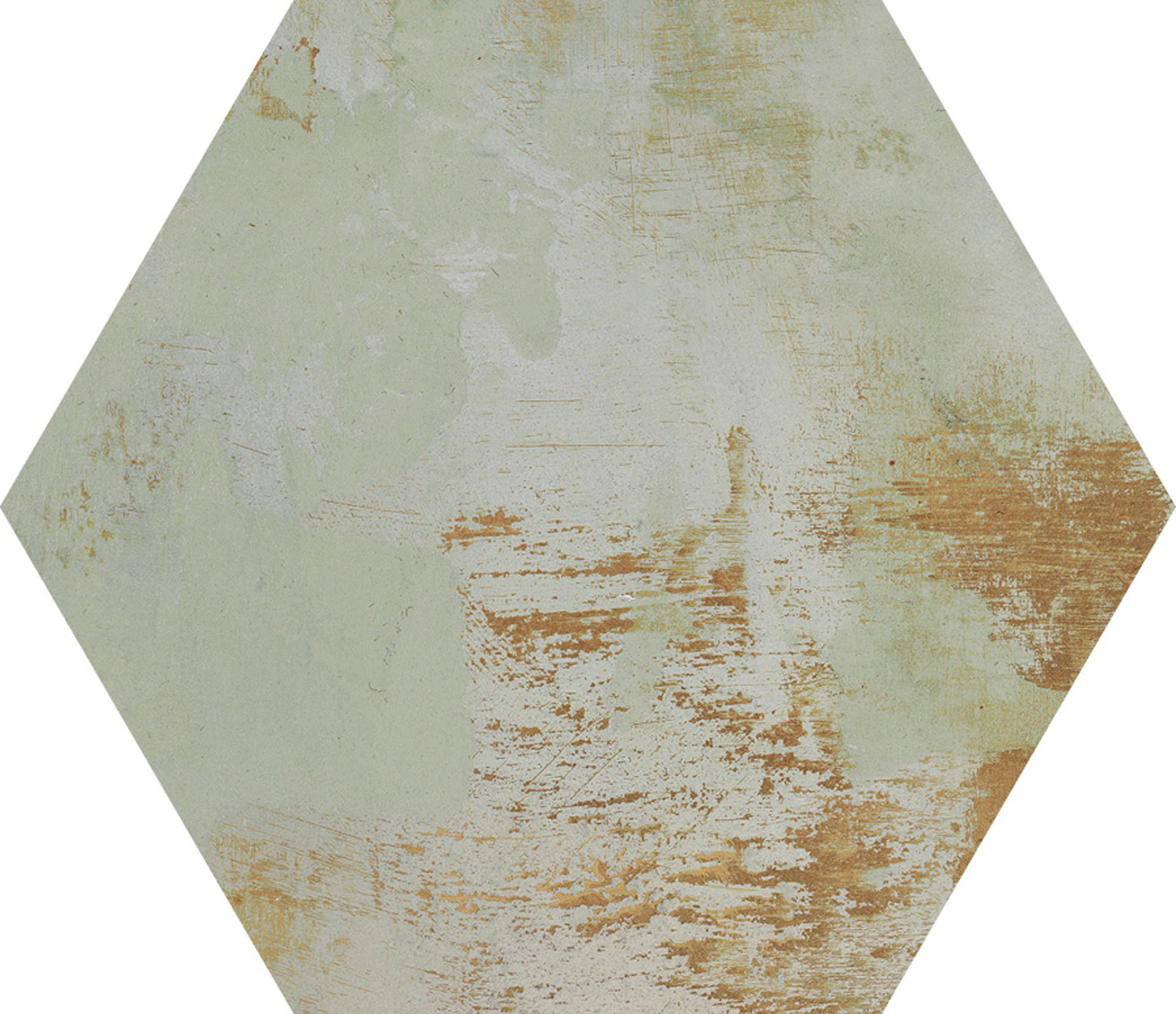 Mood Green Natural Hexagon Hex