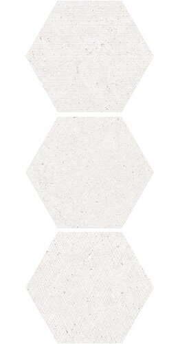 White Mix Hexagon