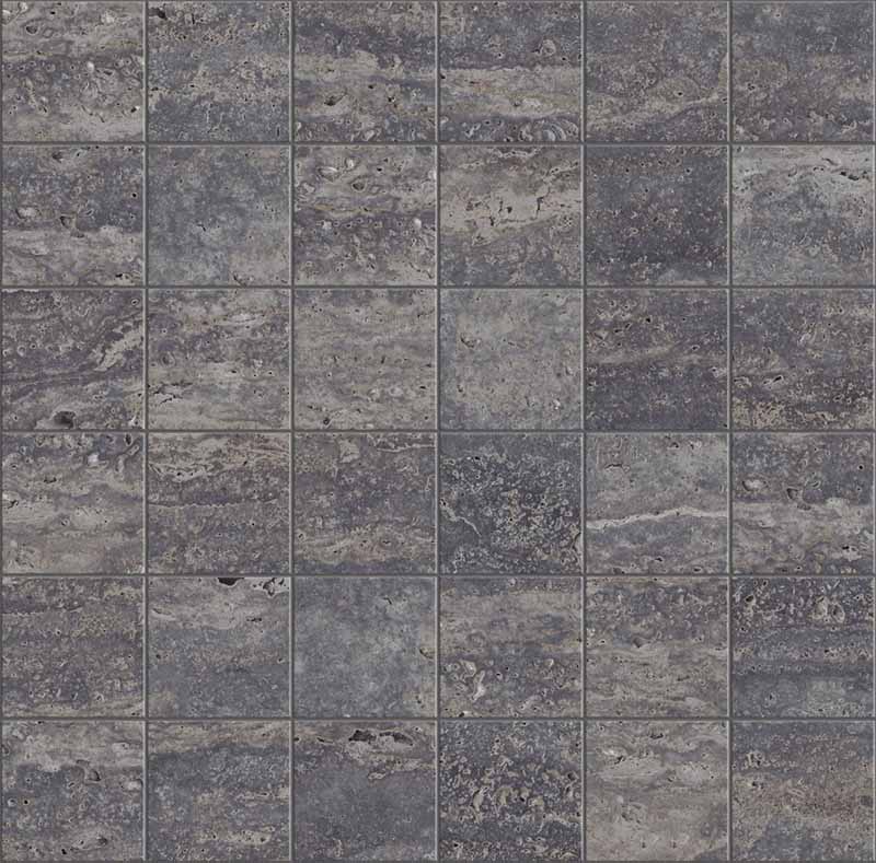 Travertino Titanium Nat Mos 30X30 30×30 см - коллекция Travertino S-6, Apavisa