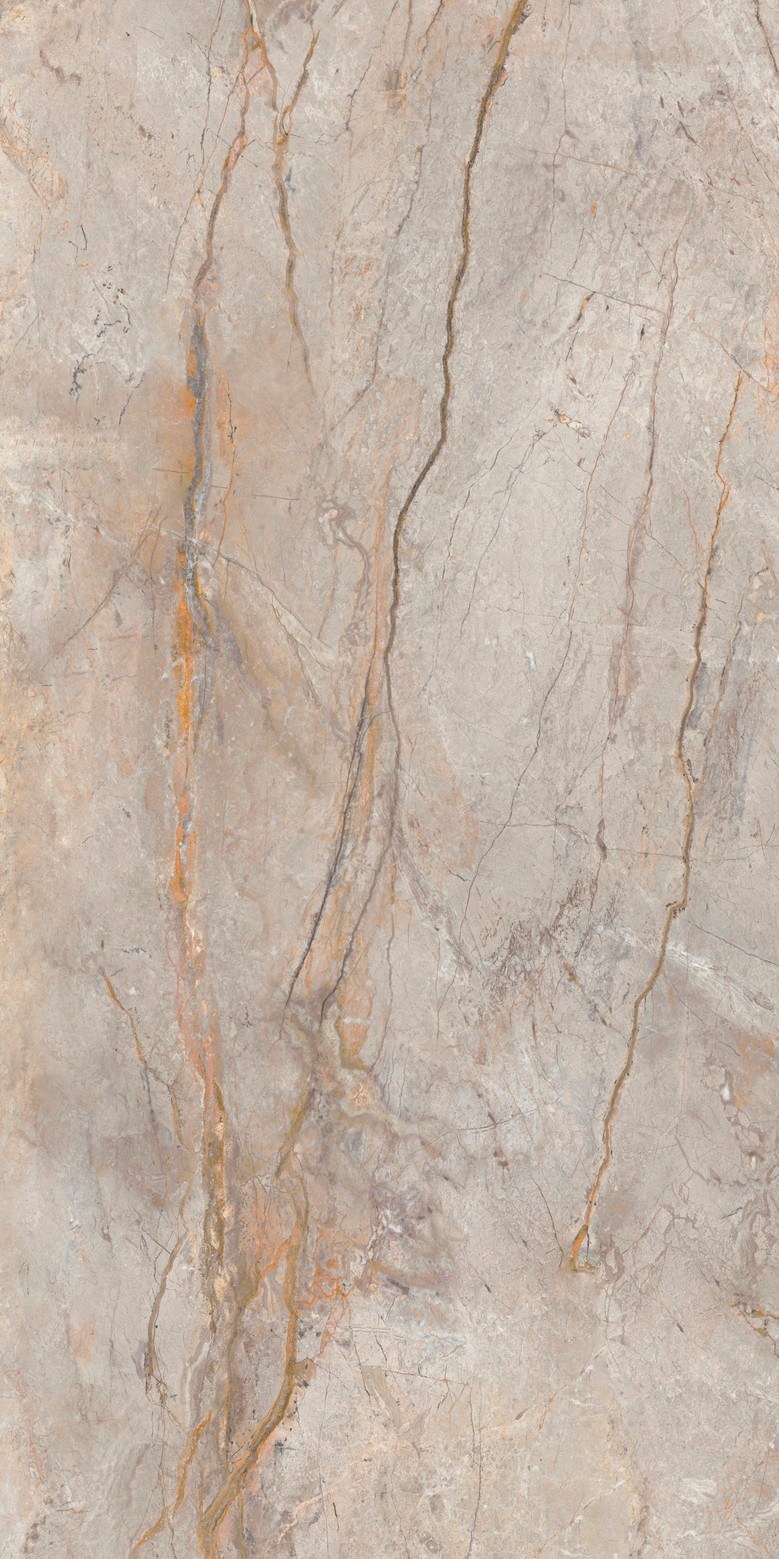 Wild Forest Taupe 3D Silk