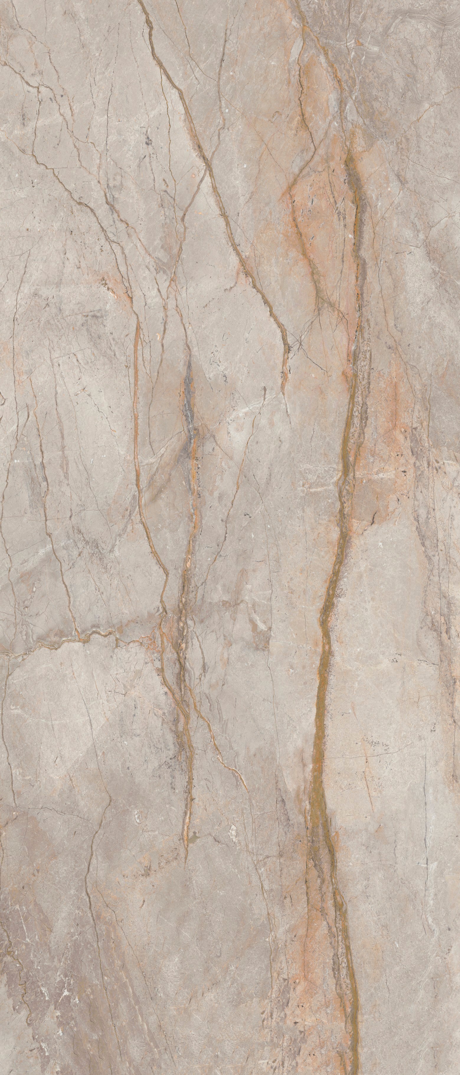 Wild Forest Taupe 3D Silk