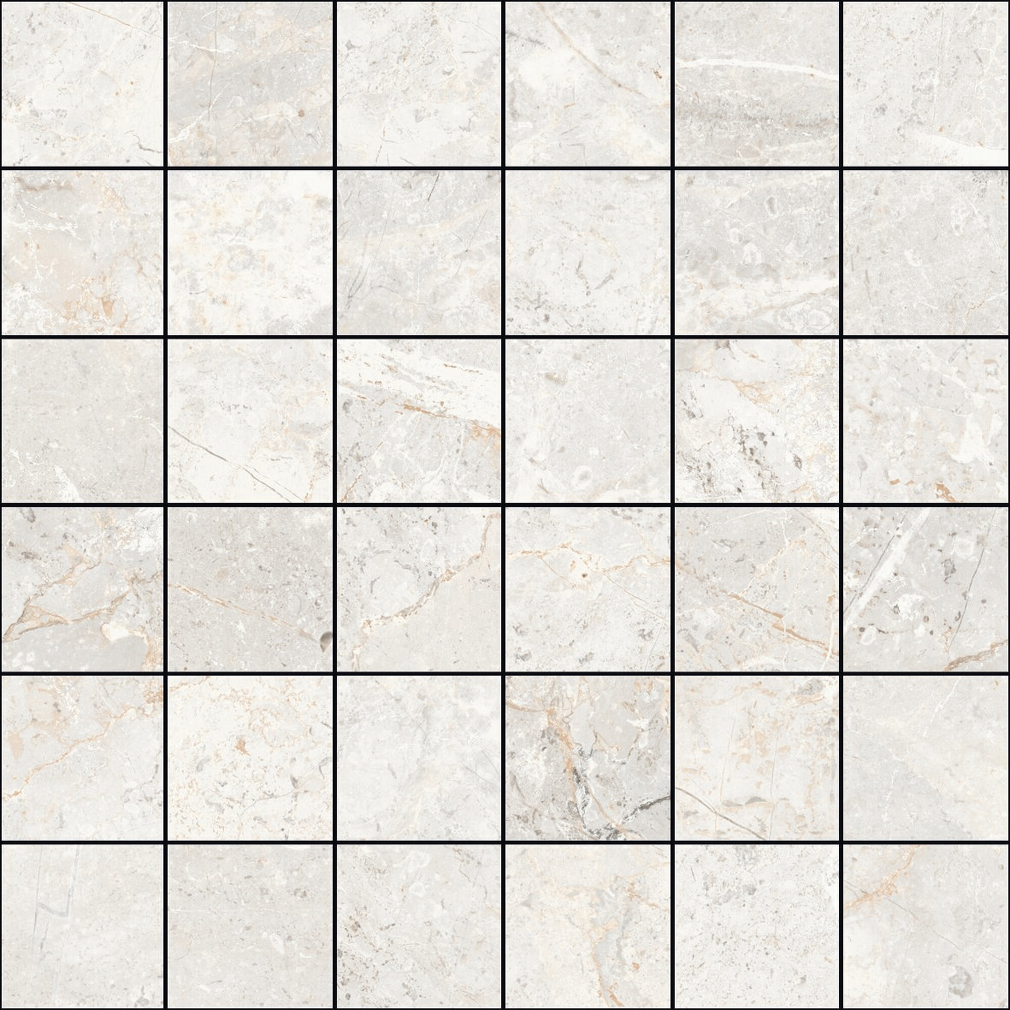 Mosaico Augustus Pearl Natural (5x5)