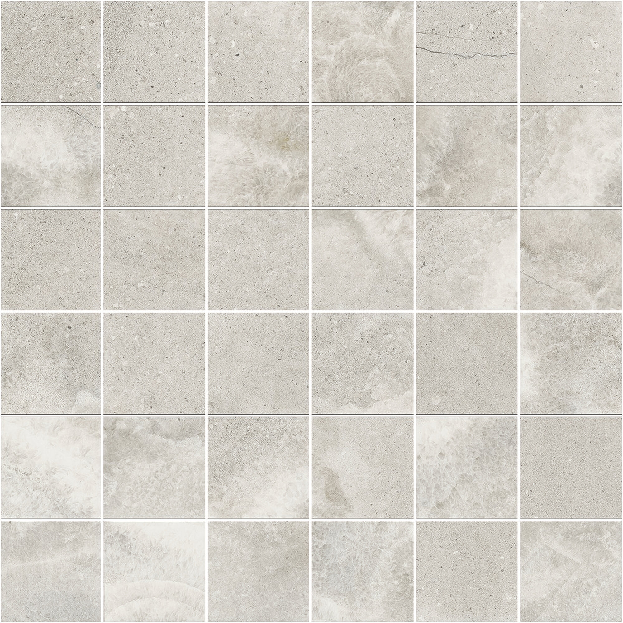 Mosaico Cross White (5x5)