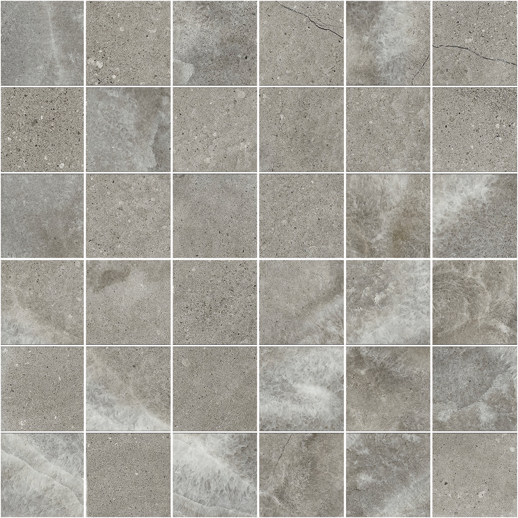 Mosaico Cross Taupe (5x5)