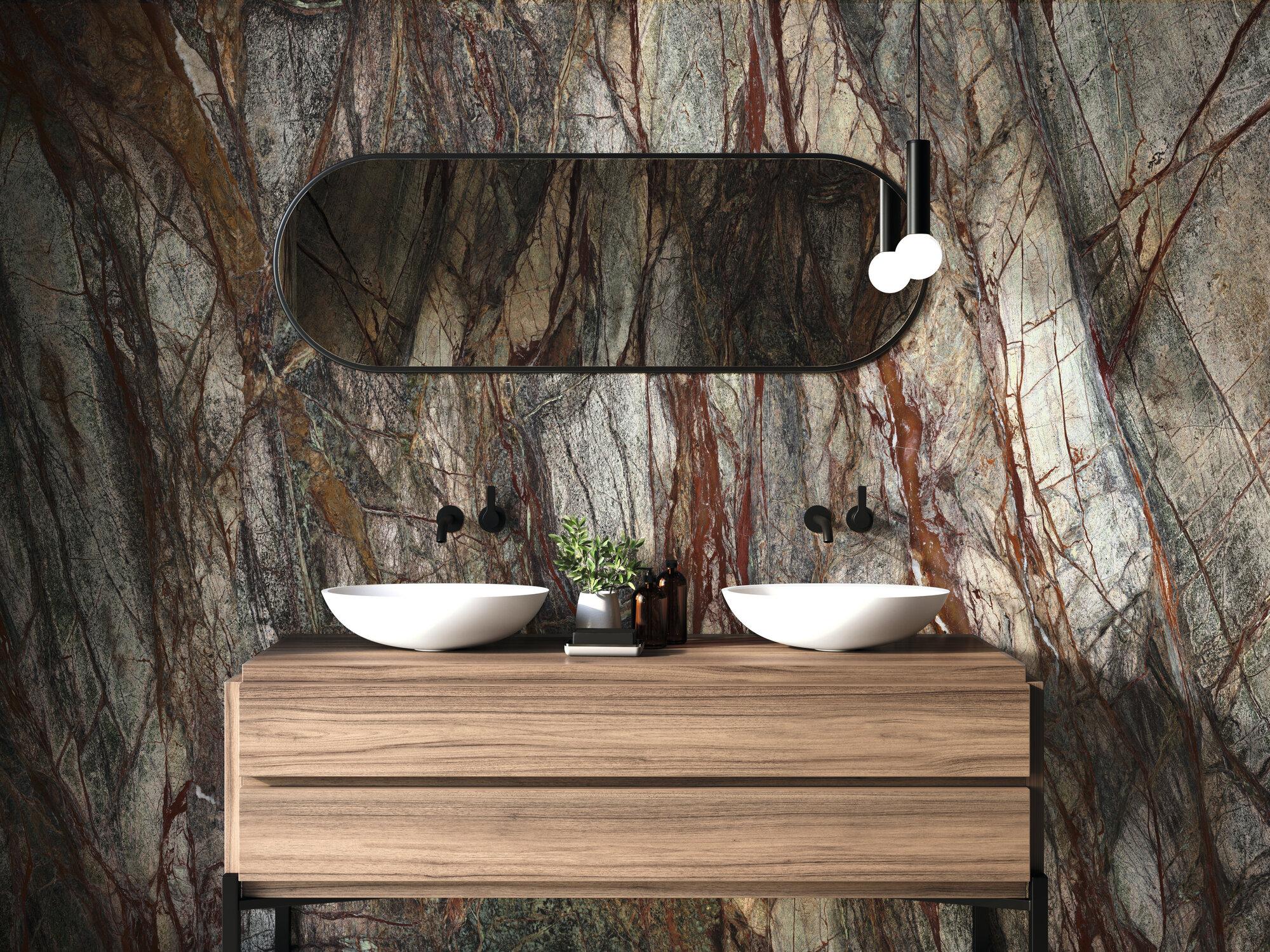 FOREST GREEN MARBLE / интерьер