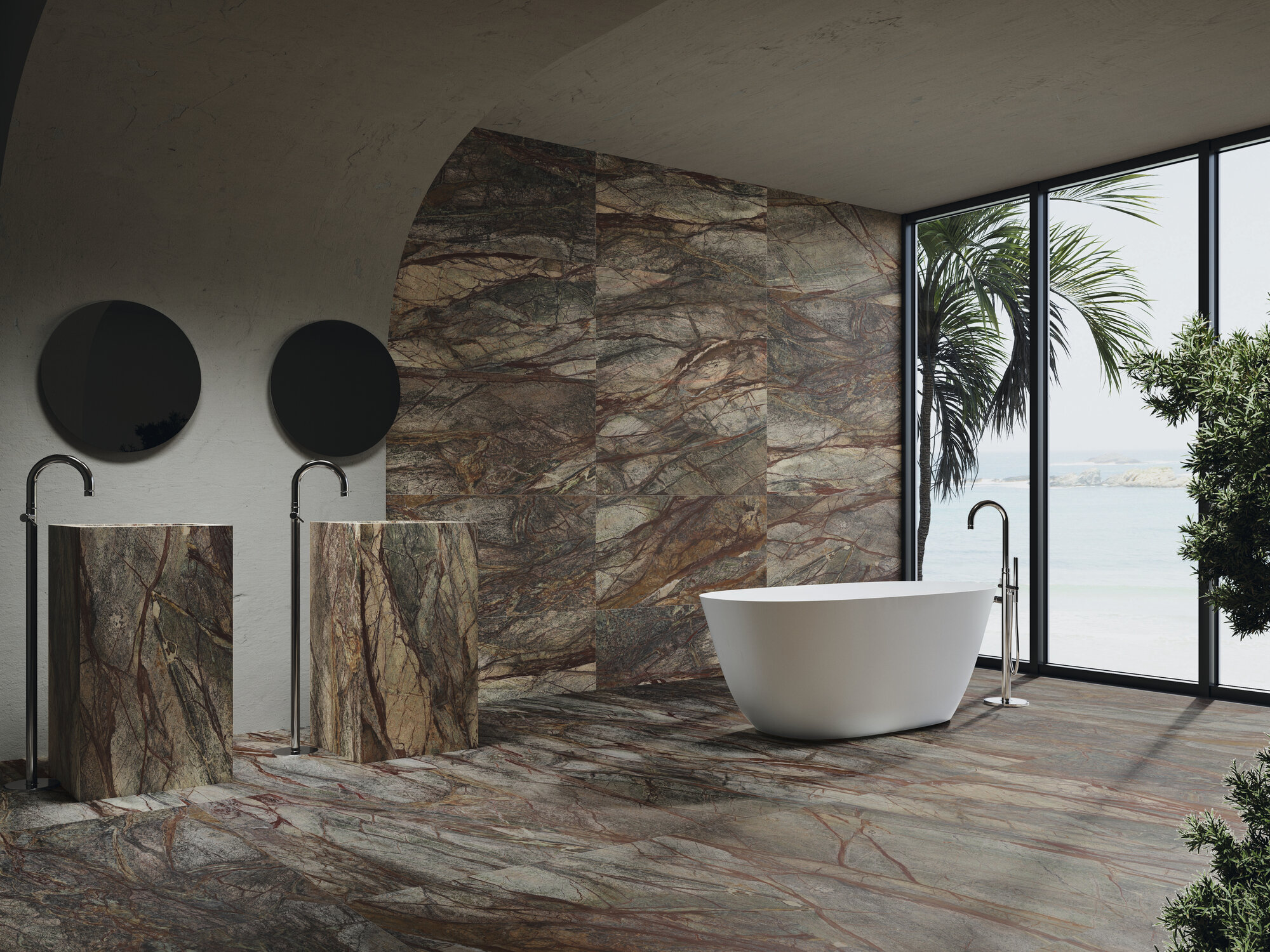 FOREST GREEN MARBLE / интерьер