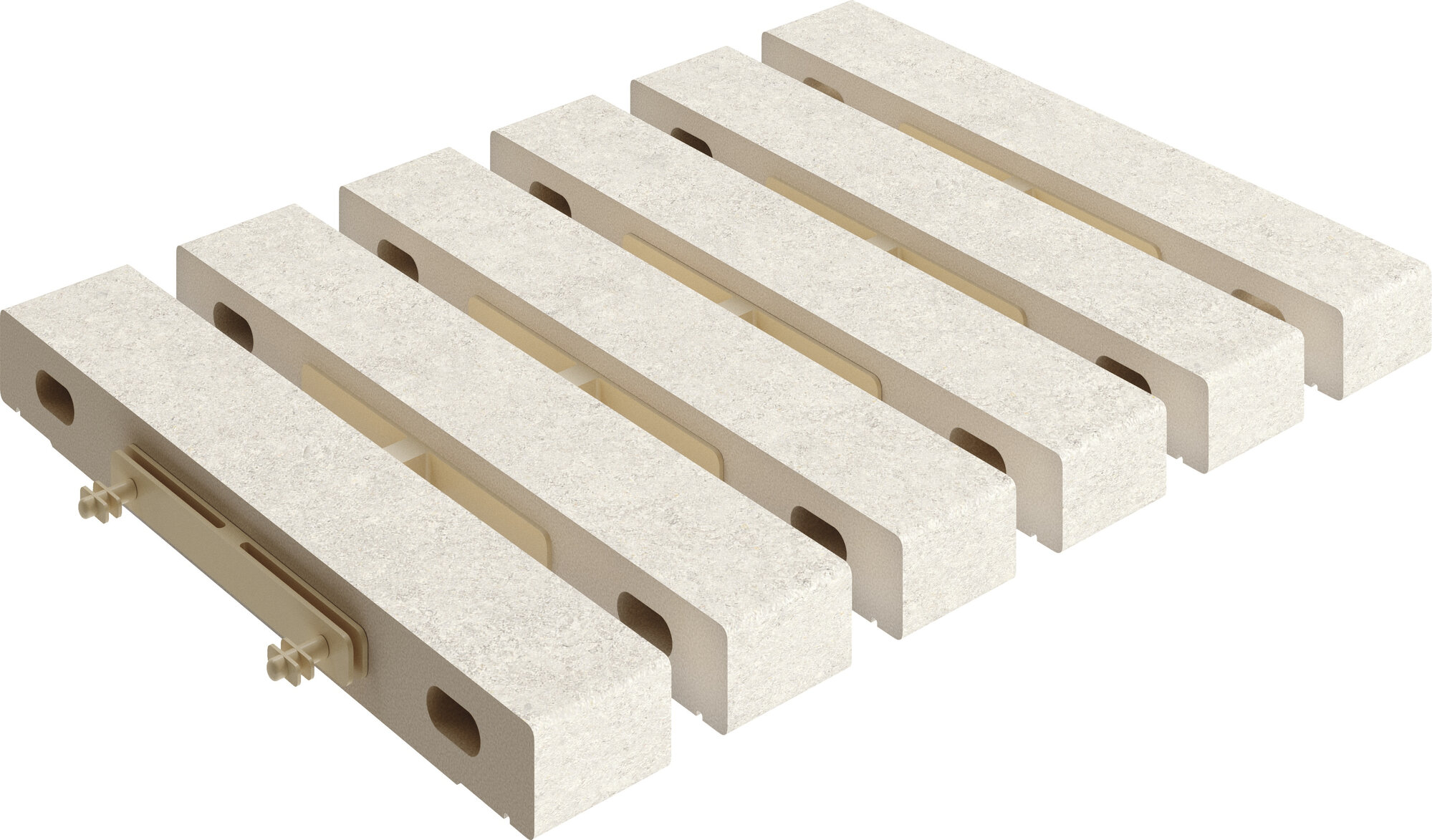 Rejilla Modular Iwa White