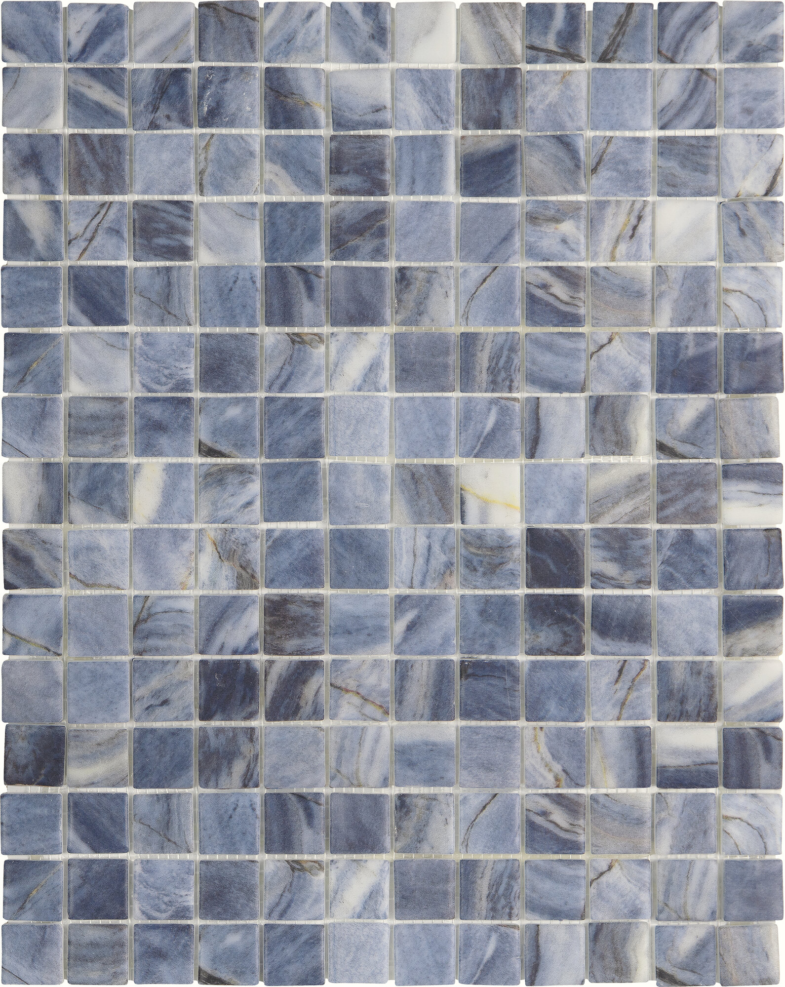 Glass Mosaic Ocean Blue Oxid (2,5x2,5)