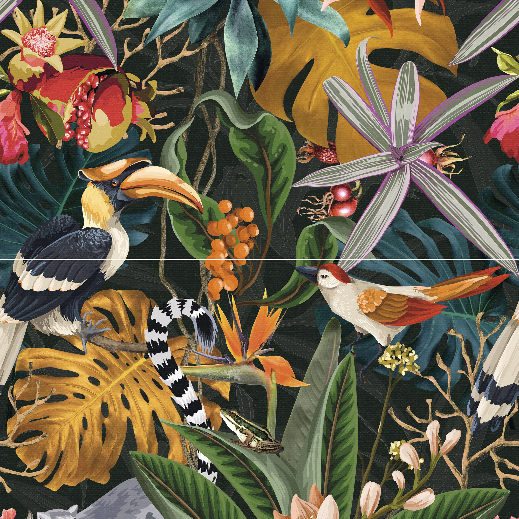 Decor Set(2) Ab Tropical