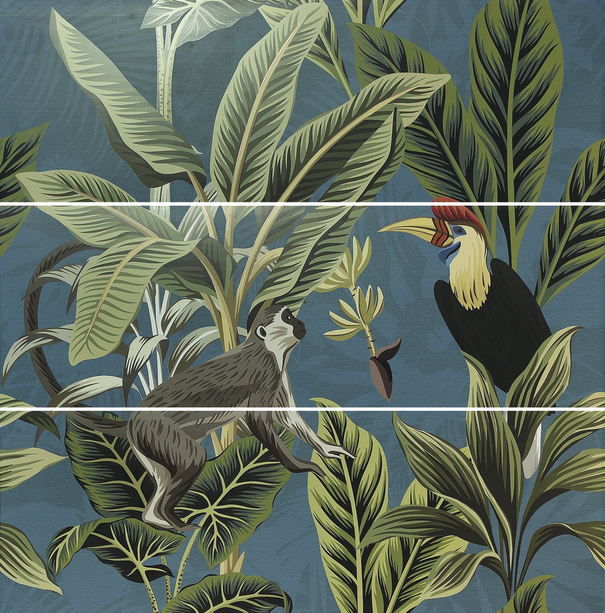 Decor Set(3) Abc Toucan Blue