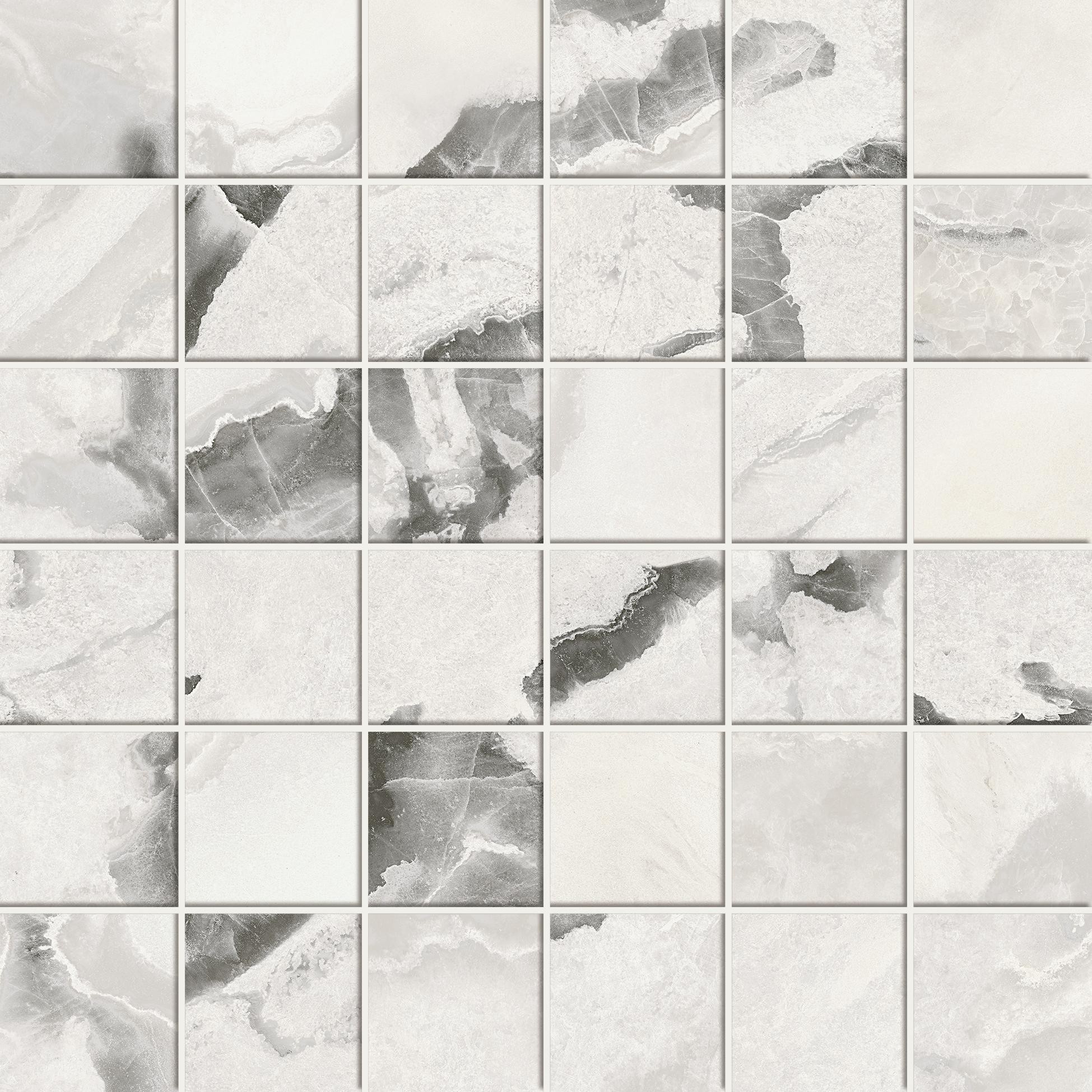 Forte dei Marmi Quark Oyster White Mosaic Lap