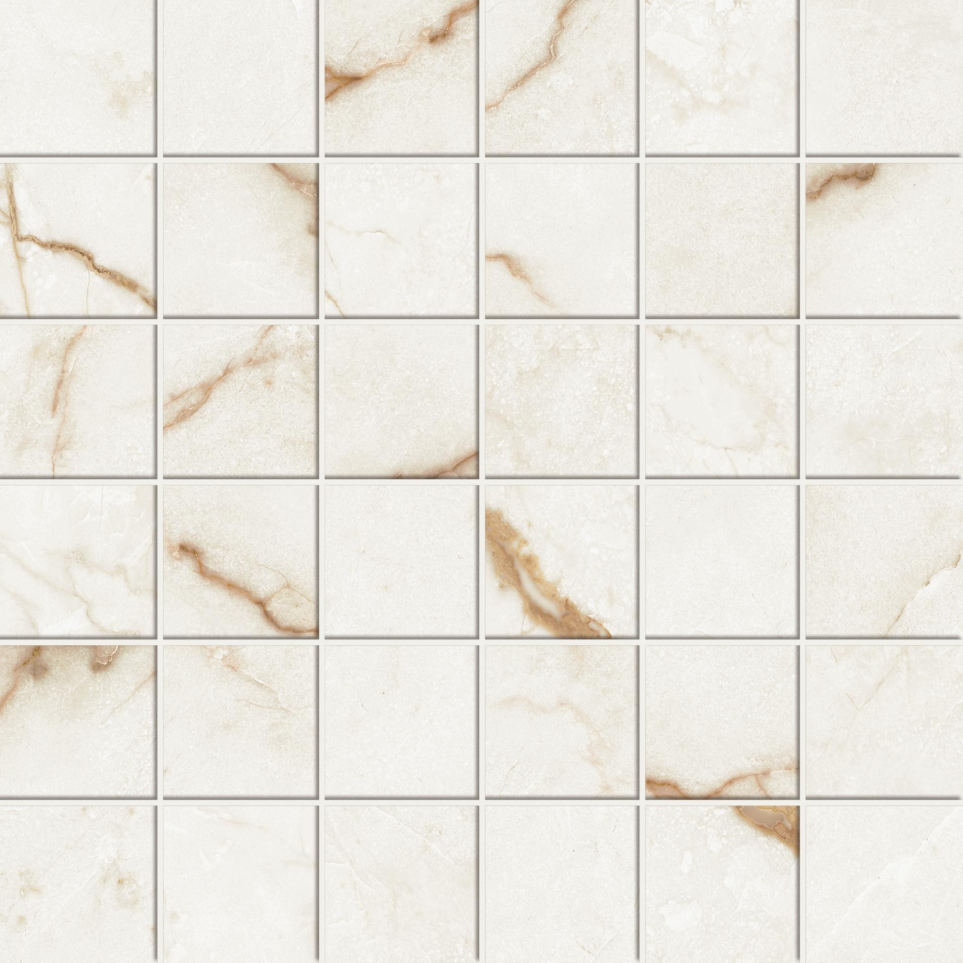 Forte dei Marmi Quark Sahara Blanc Mosaic Cer