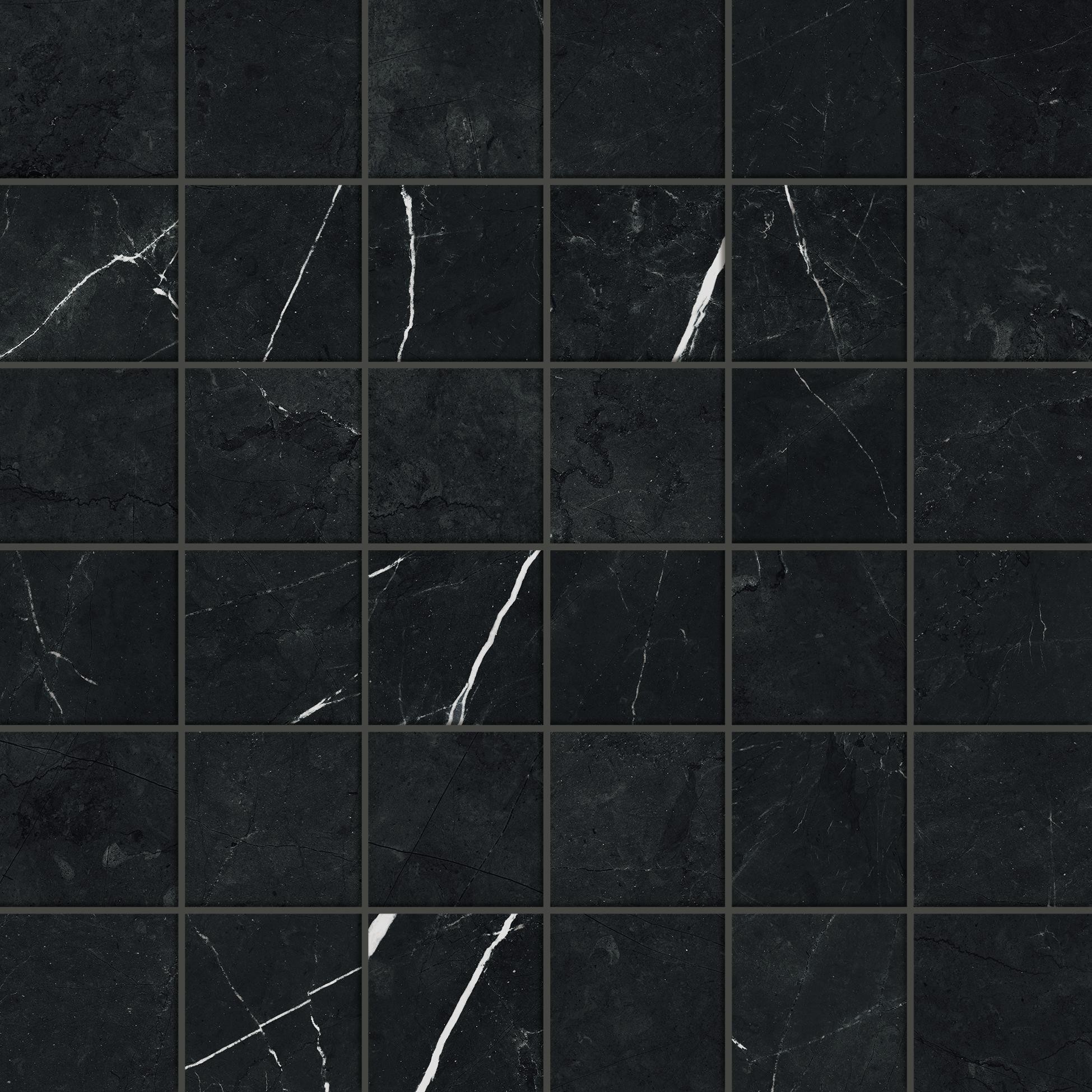 Forte dei Marmi Elegant Black Mosaic Cer