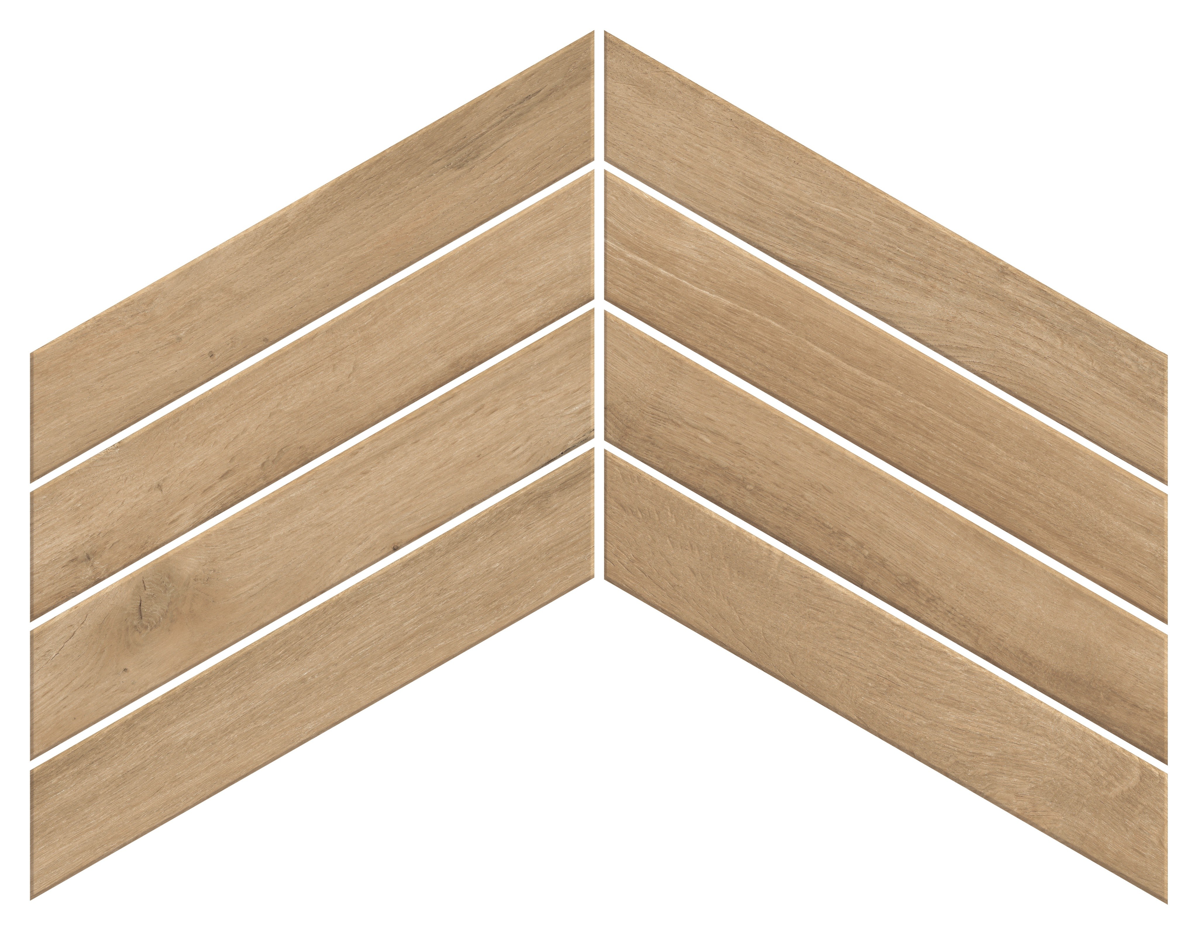 Fusion Oak Golden Chevron 7,5x45