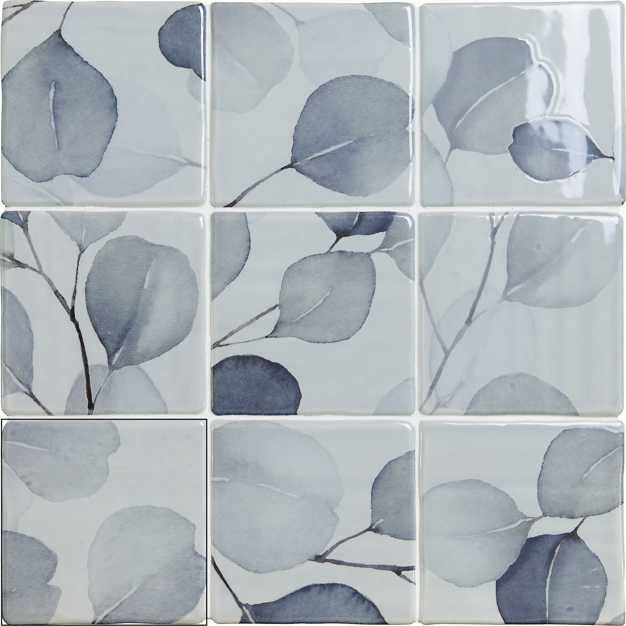 Керамика (white body) MANDIA NAVY MIX 11.8×11.8 см - коллекция MANACOR, CARMEN