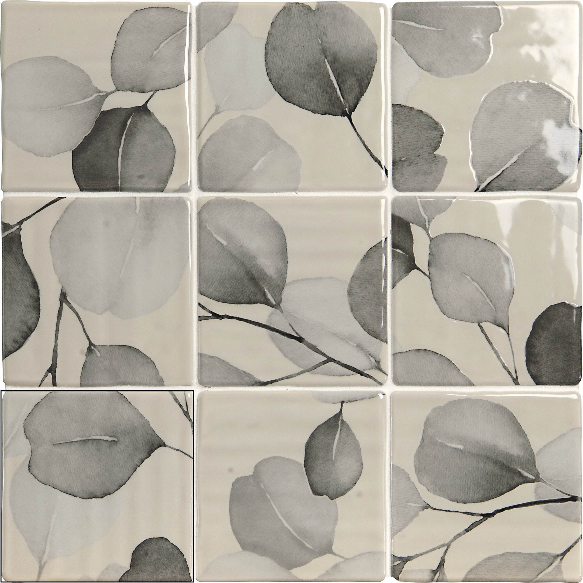 Керамика (white body) MANDIA NIGHT MIX 11.8×11.8 см - коллекция MANACOR, CARMEN