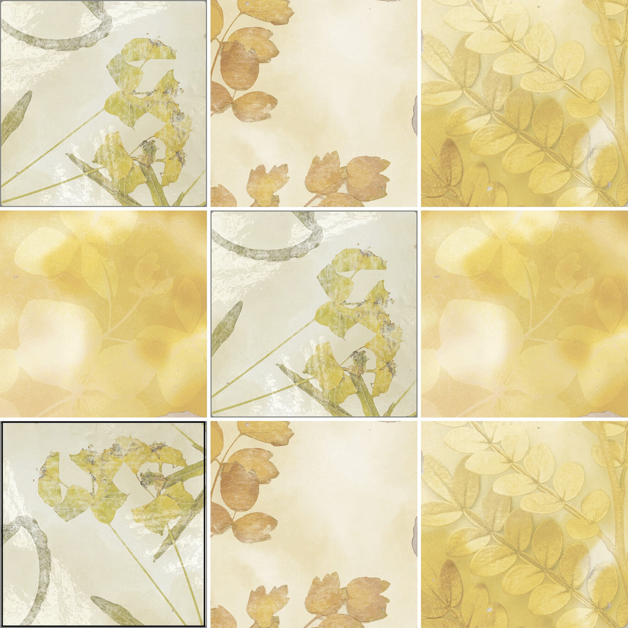 Керамика (white body) KASBAH OCRE MIX 13×13 см - коллекция SOUK, CARMEN