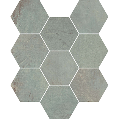 Fusion Mosaico Esagoni Green