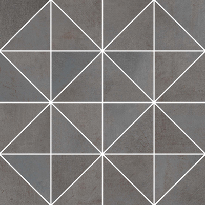 Fusion Mosaico Triangoli Graphite