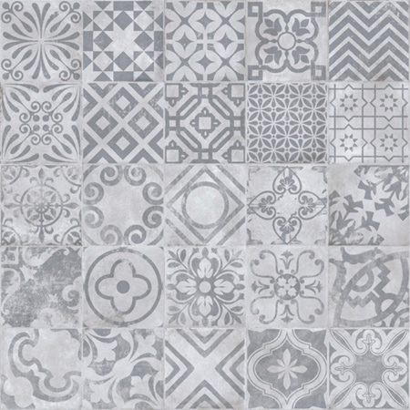Керамогранит Cementina Grigia Mix Natural 20×20 см - коллекция Opus, Casalgrande Padana