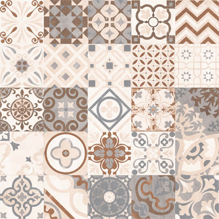 Керамогранит Cementina Multicolor Beige Natural 20×20 см - коллекция Opus, Casalgrande Padana