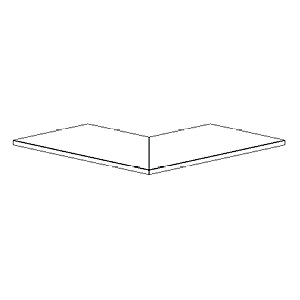 Pietra Baugè Bordo angolare esterno - Art. 9557