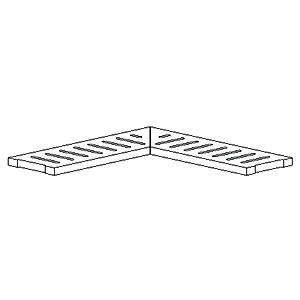 Pietre di Sardegna Griglia angolare - Art. 9886