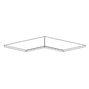 Stile Bordo angolare interno Art. 9558