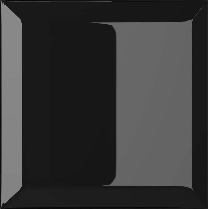 System Bisello trasparenze Nero 10x10