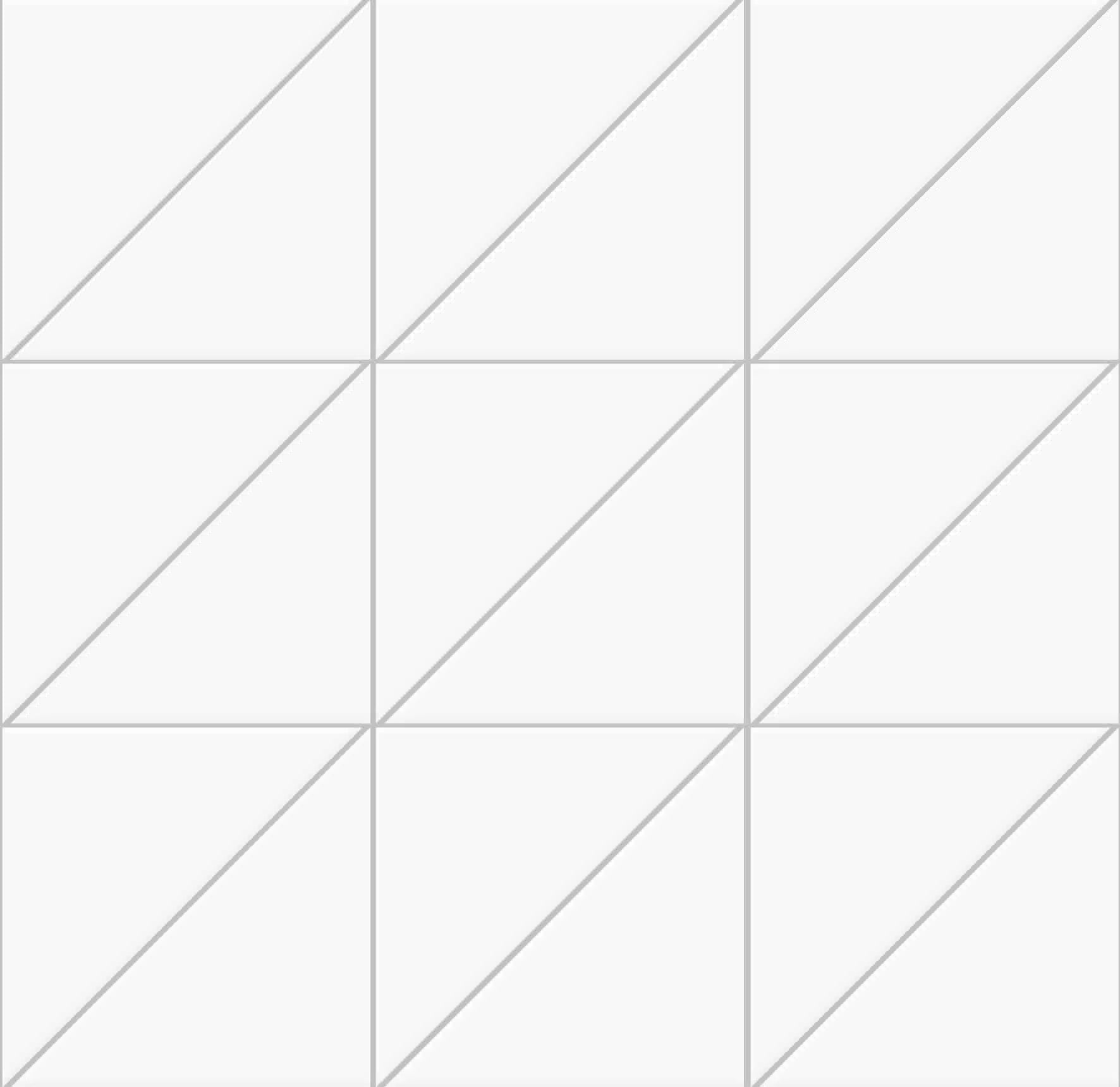 Мозаика Triangoli trasparenze superficie lucida Ghiaccio 10x10x14 на сетке 10×10 см