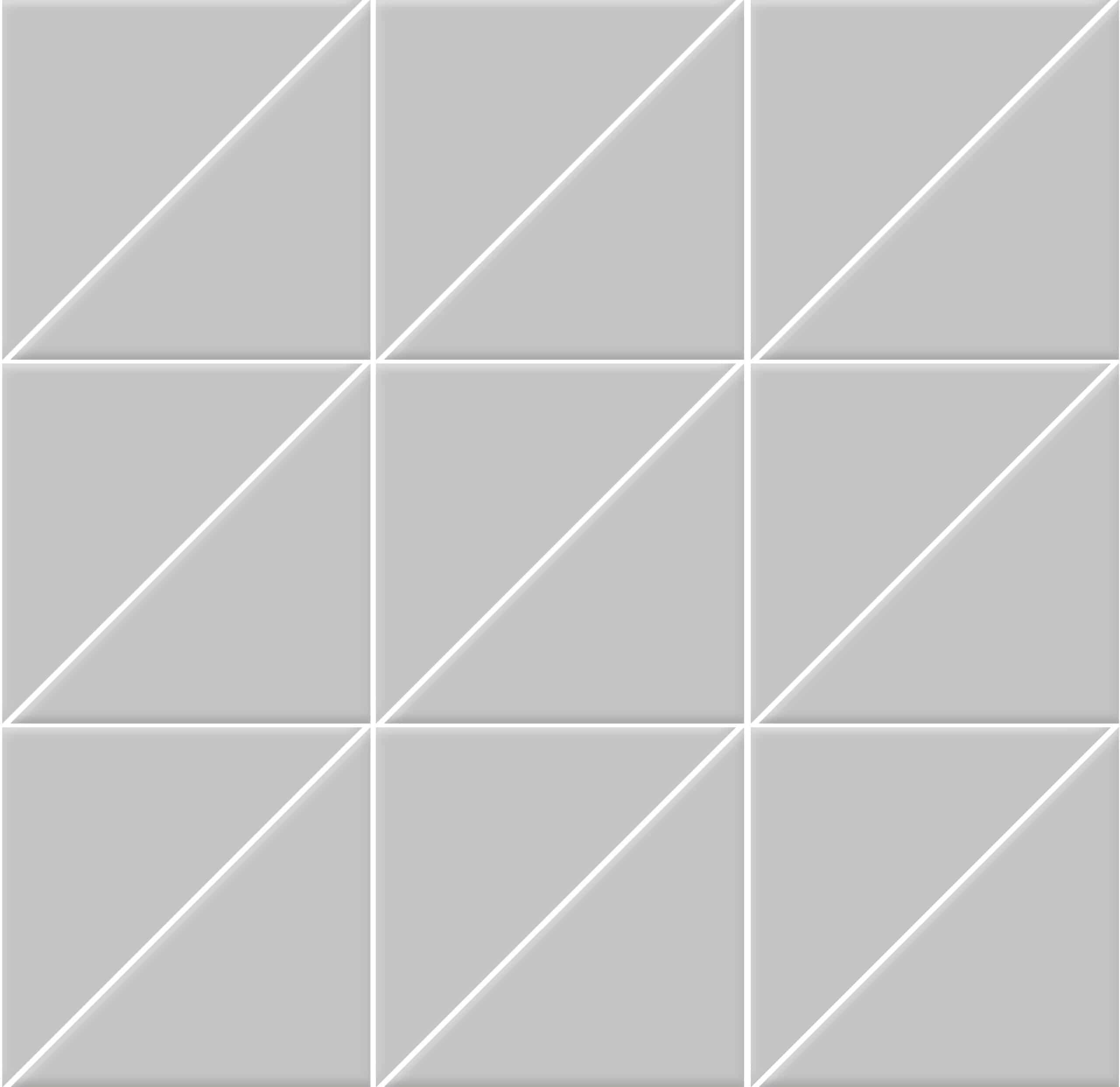 Мозаика Triangoli interni superficie satinata Perla 10x10x14 на сетке 10×10 см