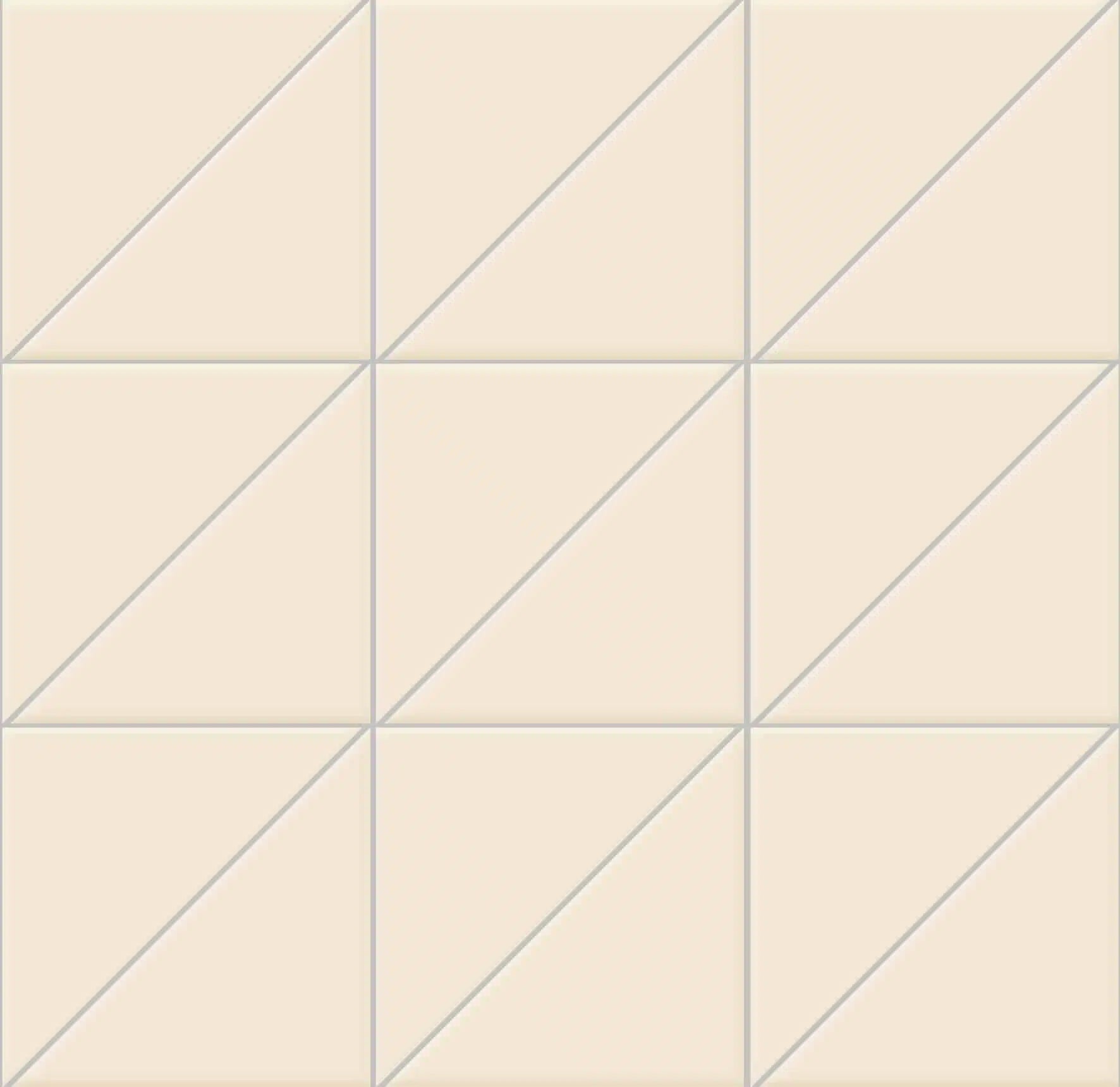 Мозаика Triangoli interni superficie satinata Seta 10x10x14 на сетке 10×10 см