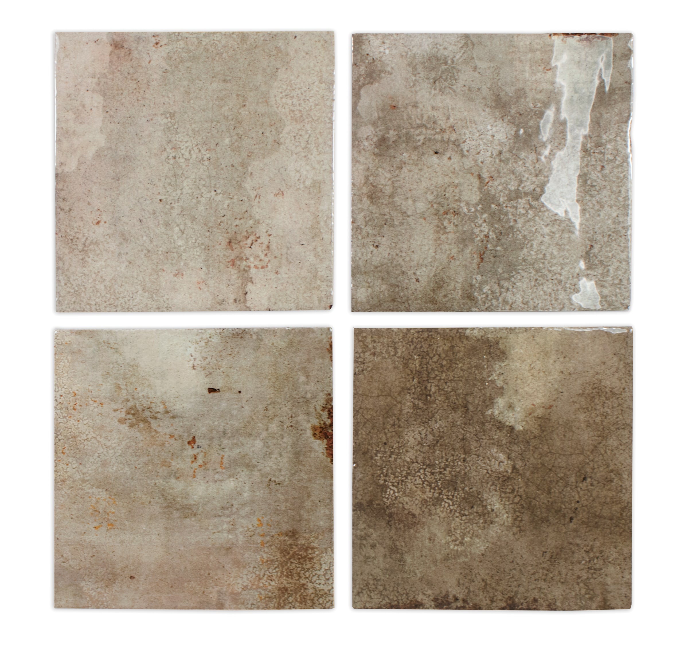 Enamel square truffle