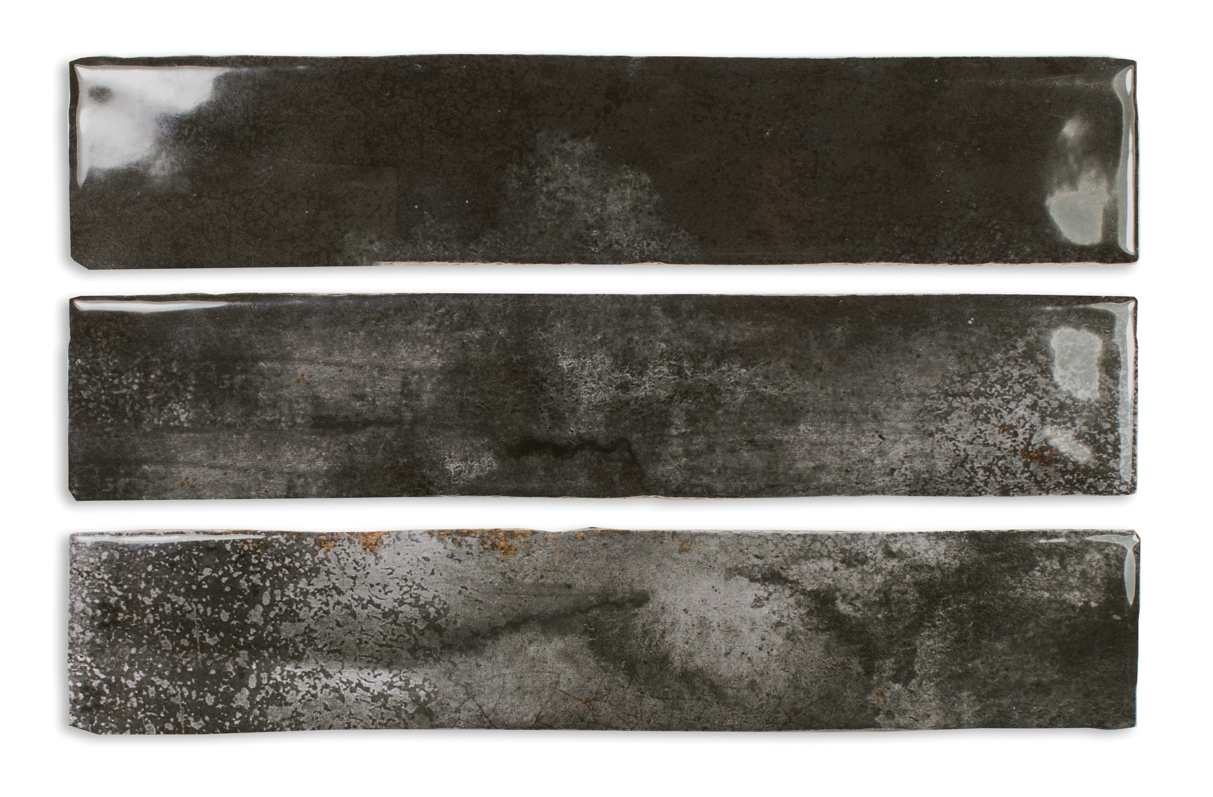 Керамика Enamel charcoal 5×25 см - коллекция ENAMEL, DNA TILES