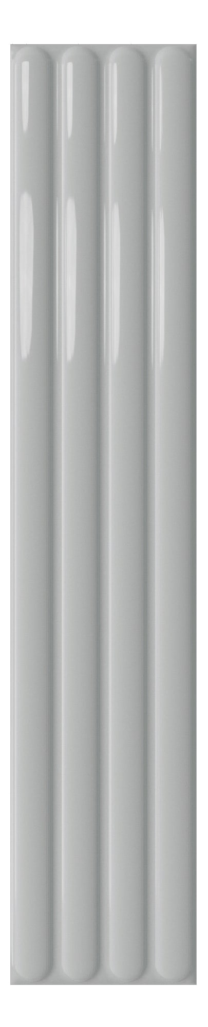 Керамика Plinto out grey gloss 10.7×54.2 см