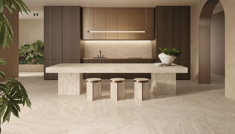 Dual Travertine в интерьере