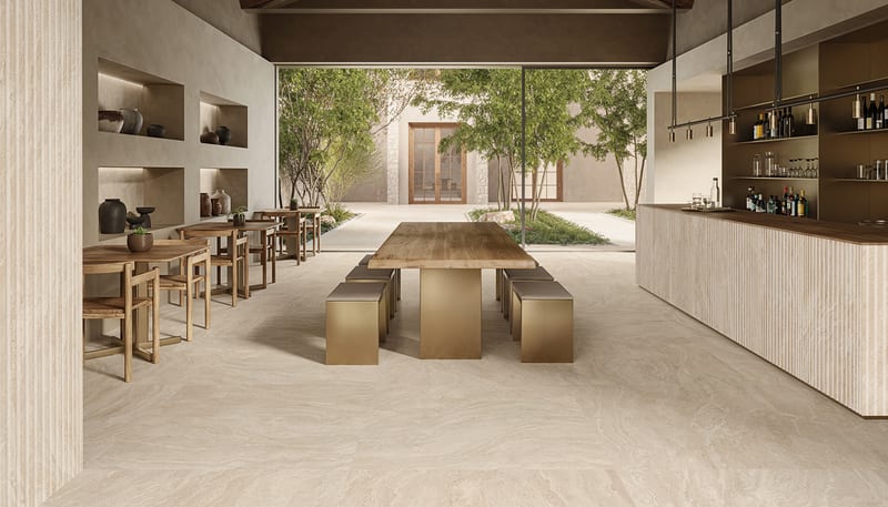 Dual Travertine в интерьере